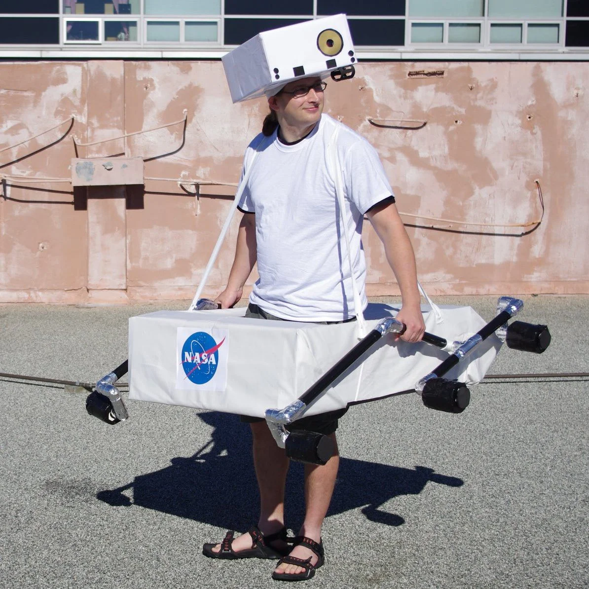 Sometimes I moonlight as a roving space probe exploring the Gale Crater, but not as often as I'd like. It really only happened that one Halloween.